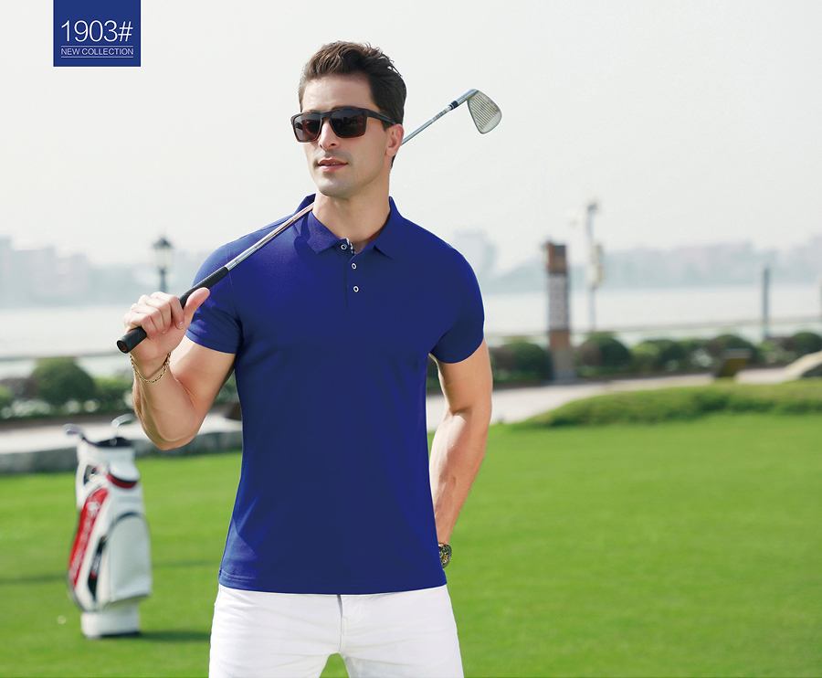 经典商务POLO 款号1903 100%海岛棉  8个颜色